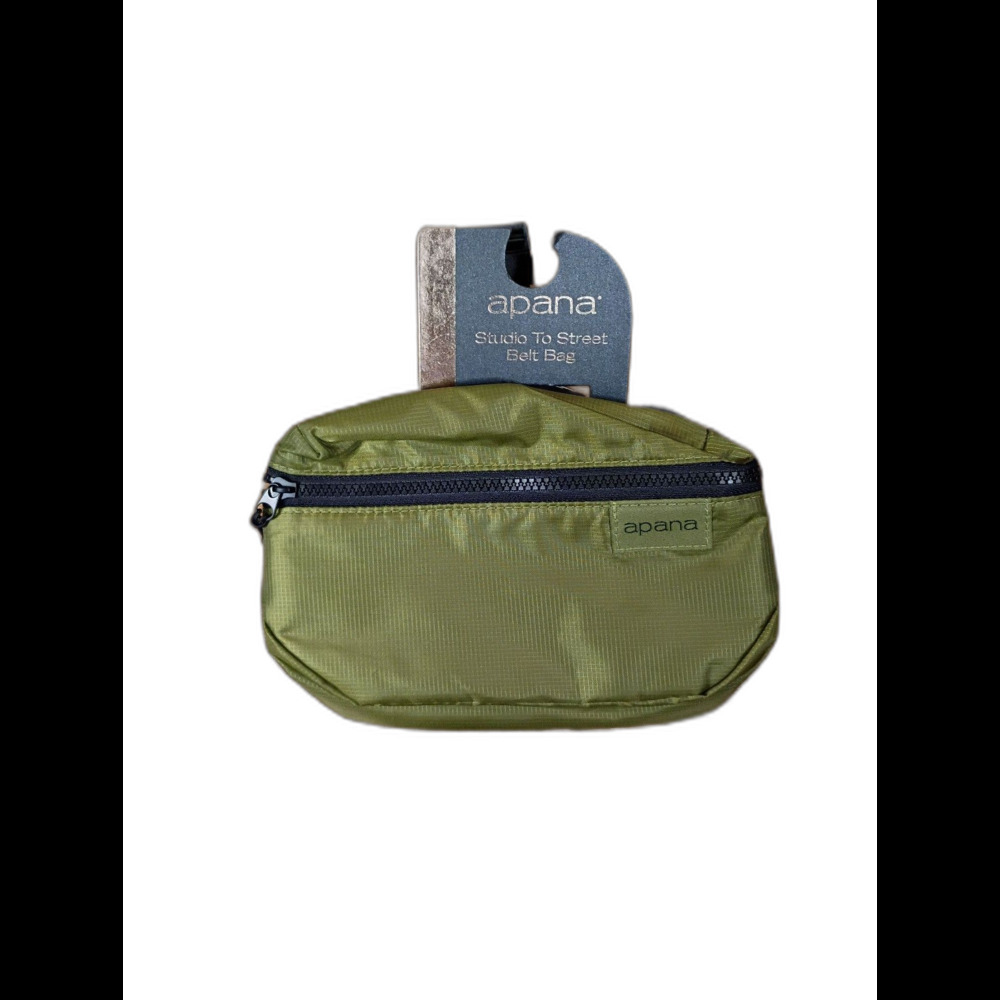 Apana Studio To Street Belt Bag Olive Green NWT OS
